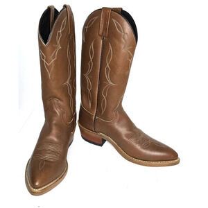 DAN POST WESTERN LEATHER Mens Boots Avonite Sole 10D NEW